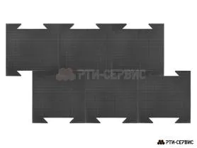 Покрытие резиновое напольное 500х500х25 мм NOKI-2