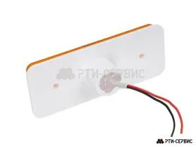 Фонарь габаритный 4-ех диодный LED н\о (жёлтый) - фото 2