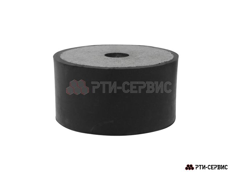 Резинометаллический буфер (аналог K0573.07504055 KIPP) D-75, H-40 с внутренней резьбой M12 - фото 2