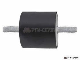 Резинометаллический буфер (аналог K0566.05005055 KIPP) D-50, H-50 с 2х сторон. наружной резьбой M10