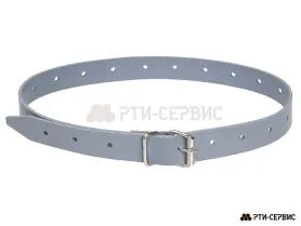 Ремешок тентовый ПВХ с пряжкой тёмно-серый L-695 мм
